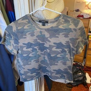 Camo Crop Top